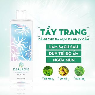 Ảnh của Nước Tẩy Trang Derladie Ngừa Mụn, Hỗ Trợ Làm Sạch Da 500ml