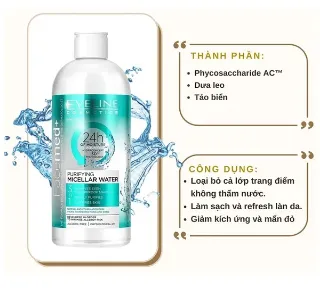 Ảnh của Nước Tẩy Trang Eveline Da Thường, Da Dầu, Da Hỗn Hợp 400ml