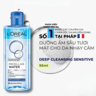 Ảnh của [Mini] Nước Tẩy Trang L'Oreal Làm Sạch Sâu Trang Điểm 95ml