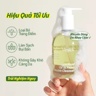 Ảnh của Sữa Rửa Mặt Vegick Thuần Chay Tẩy Trang Làm Sạch Sâu 195ml