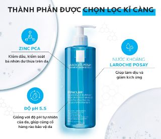 Ảnh của Gel Rửa Mặt La Roche-Posay Dành Cho Da Dầu, Nhạy Cảm 400ml